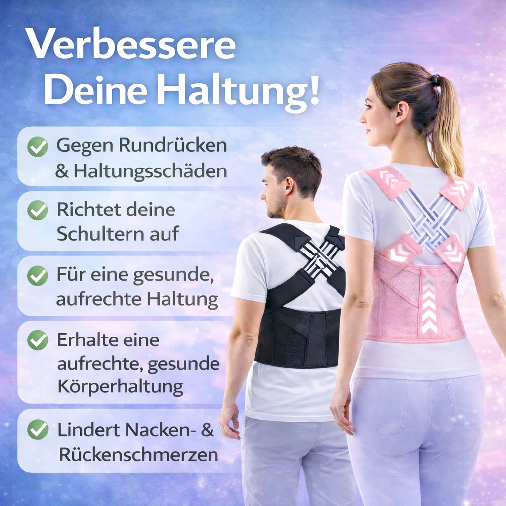 Ergonomische Rückenstütze