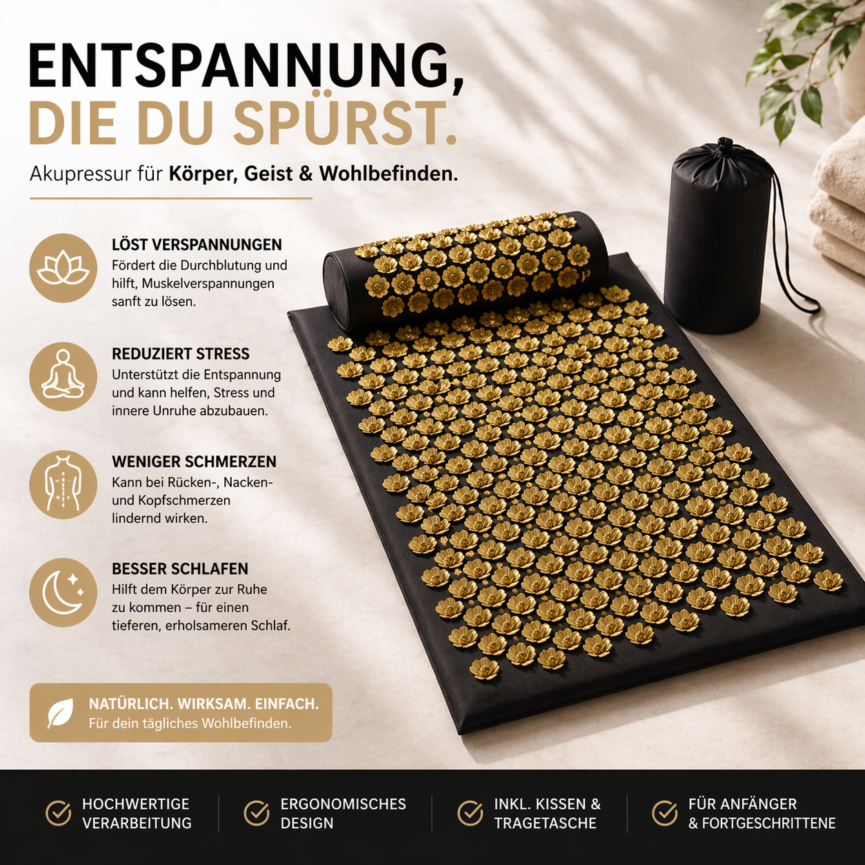 ZenFlow Akupressur-Matte