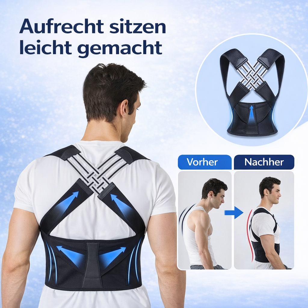 Ergonomische Rückenstütze