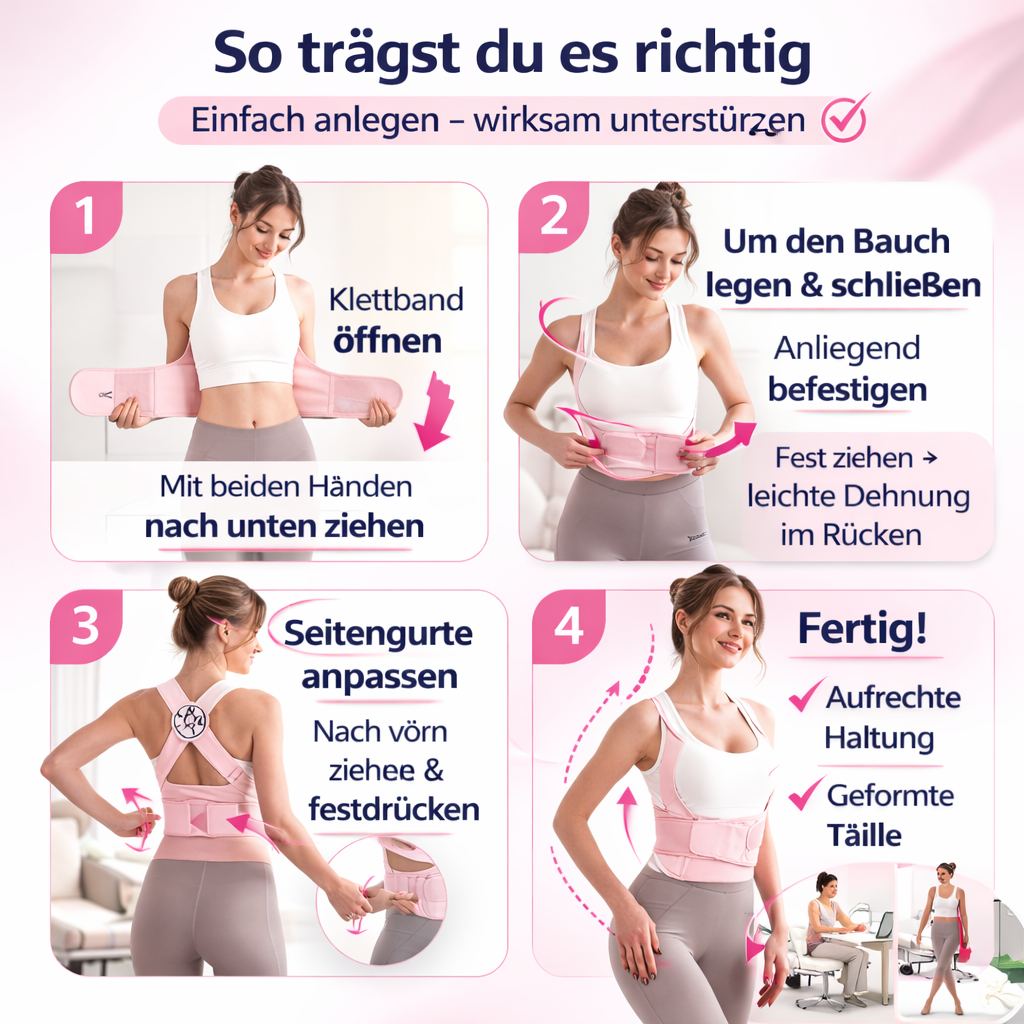 Ergonomische Rückenstütze